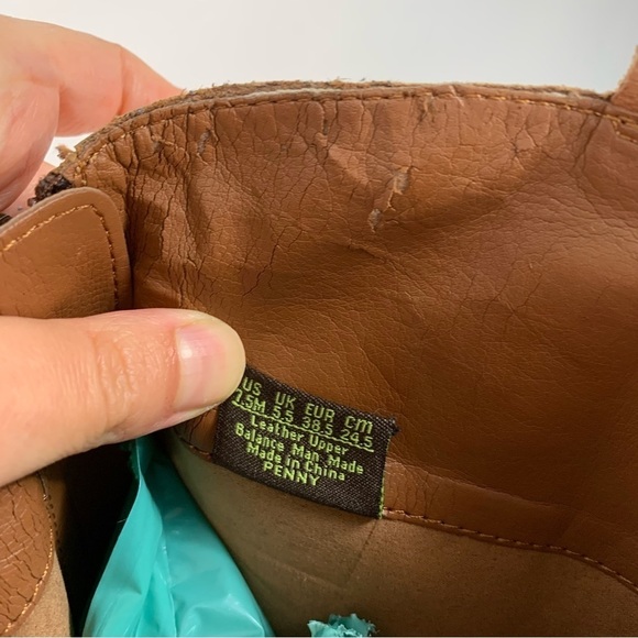 Sam Edelman Cognac Leather Penny Riding Knee High Boots 7.5 - Picture 11 of 15